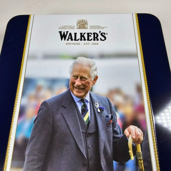 Walker's King Charles III Limited Edition Coronation Tin NEW Shortbread Cookies - Picture 2 of 12